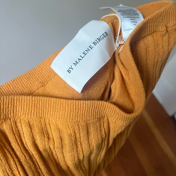 Irvan Ribbed Knit Wide Leg Lounge Pants by Malene Birger XS - Picture 4 of 7